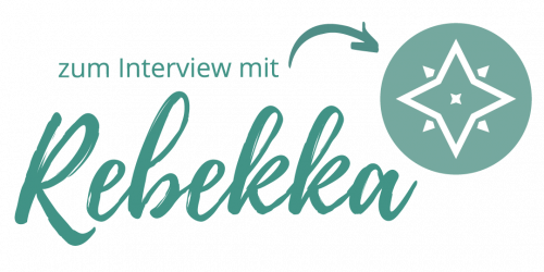 Illustration Button zum Interview mit Rebekka